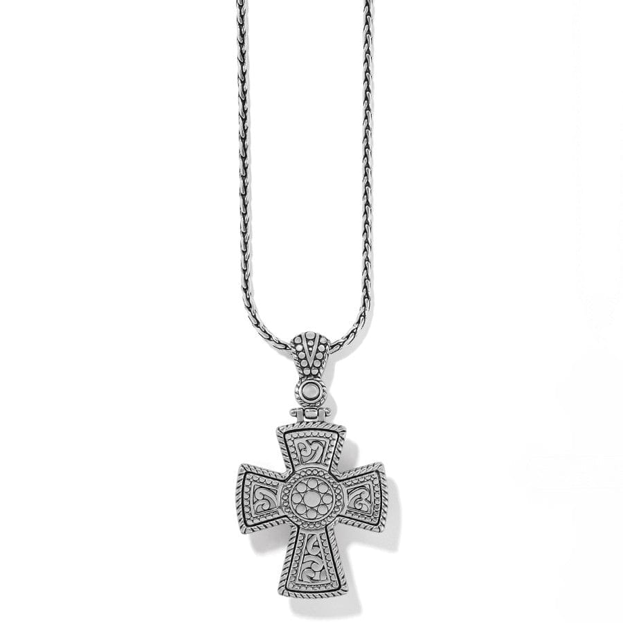 Temple Cross Necklace silver-gold 2