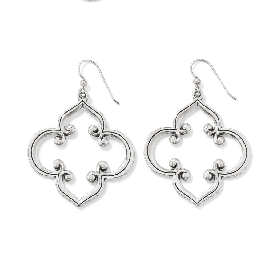 Toledo Statement French Wire Earrings silver 1