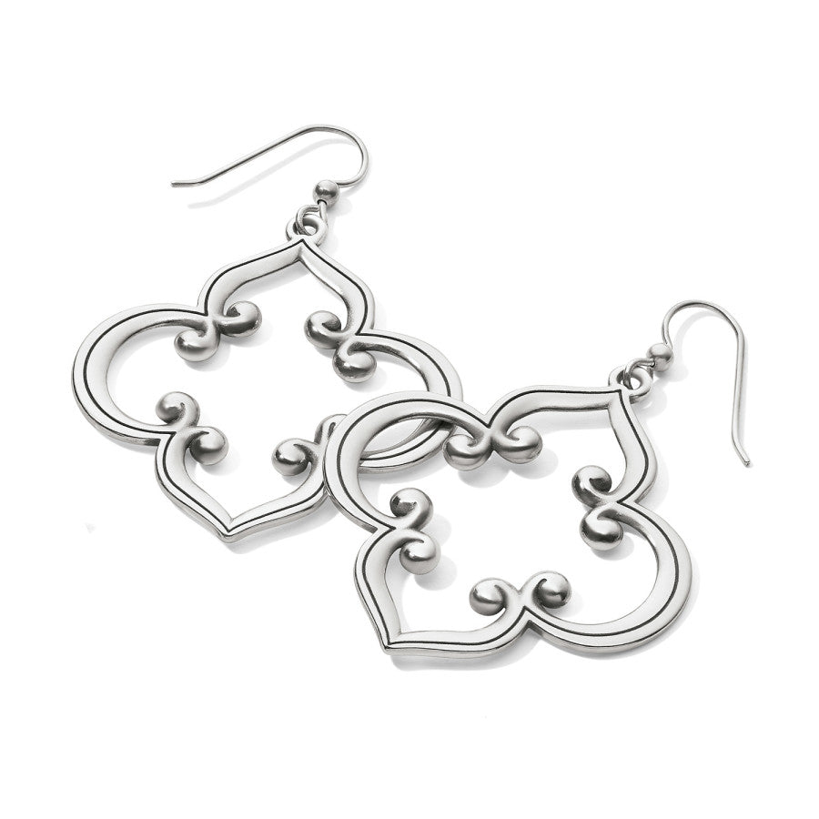 Toledo Statement French Wire Earrings silver 2