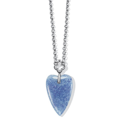 Toledo With Love Blue Quartz Necklace