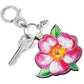 Trellis Blooms Handbag Fob