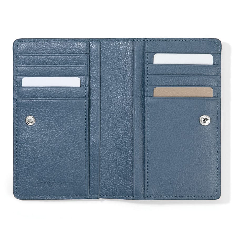 Trellis Blooms Medium Folio Wallet multi 2