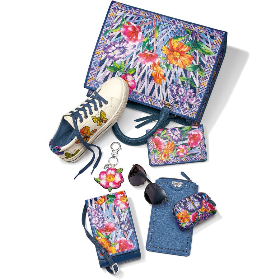 Trellis Blooms Phone Organizer