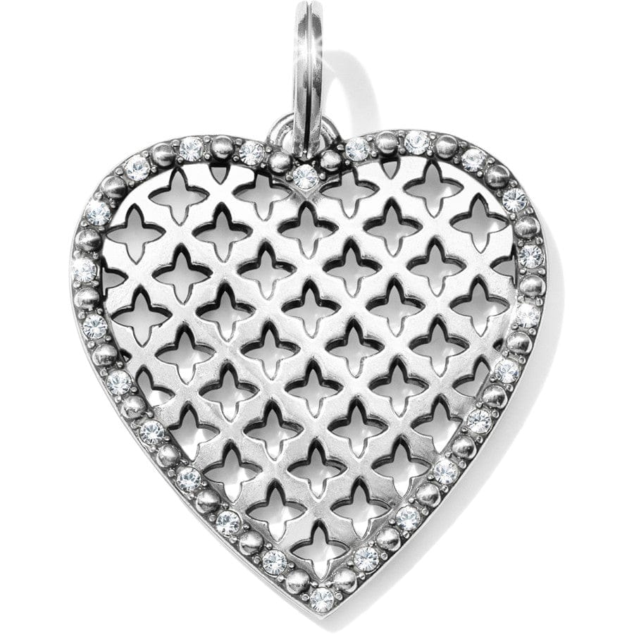 Trellis Heart Amulet silver 1