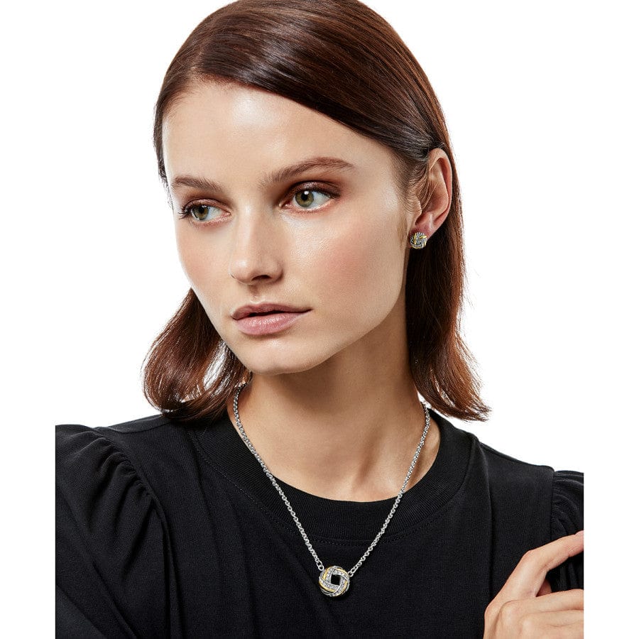 Tres Twist Necklace silver-gold 4