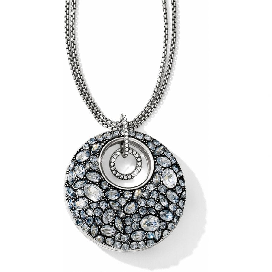 Trust Your Journey Convertible Necklace silver-aqua 1