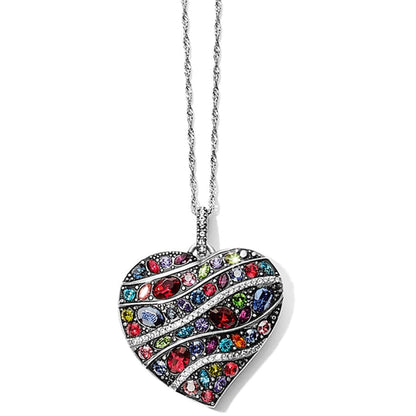 Trust Your Journey Convertible Reversible Large Heart Necklace
