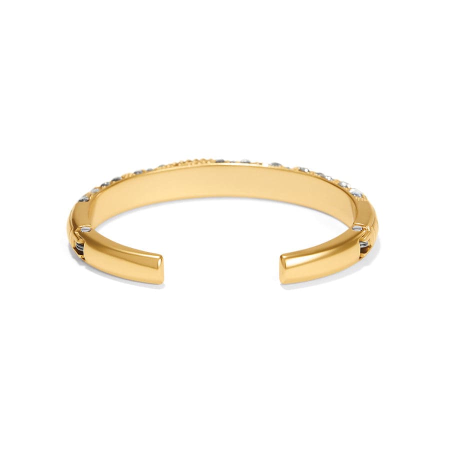 Trust Your Journey Golden Double Hinged Bangle gold 2