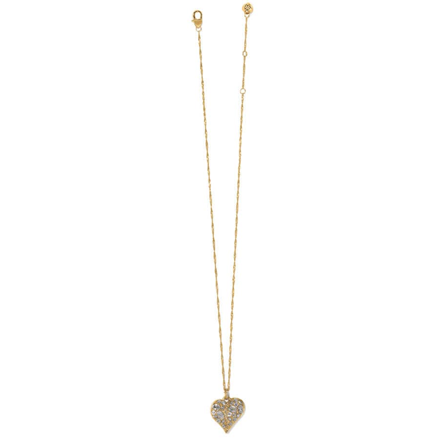 Trust Your Journey Golden Heart Necklace gold 3