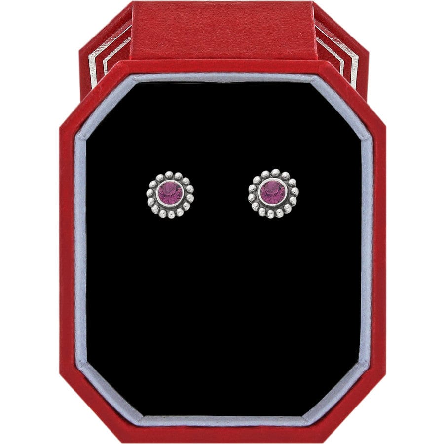 Twinkle Amethyst Mini Post Earrings Gift Box amethyst 1