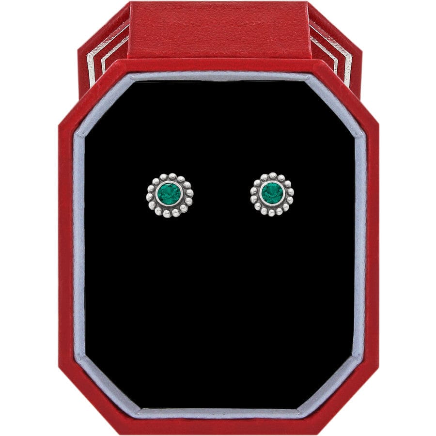 Twinkle Emerald Mini Post Earrings Gift Box emerald 1