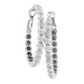 Twinkle Granulation Med. Hoop Earring main image 0
