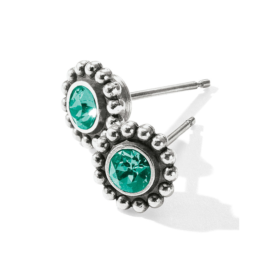 Twinkle Mini Post Earrings emerald 37