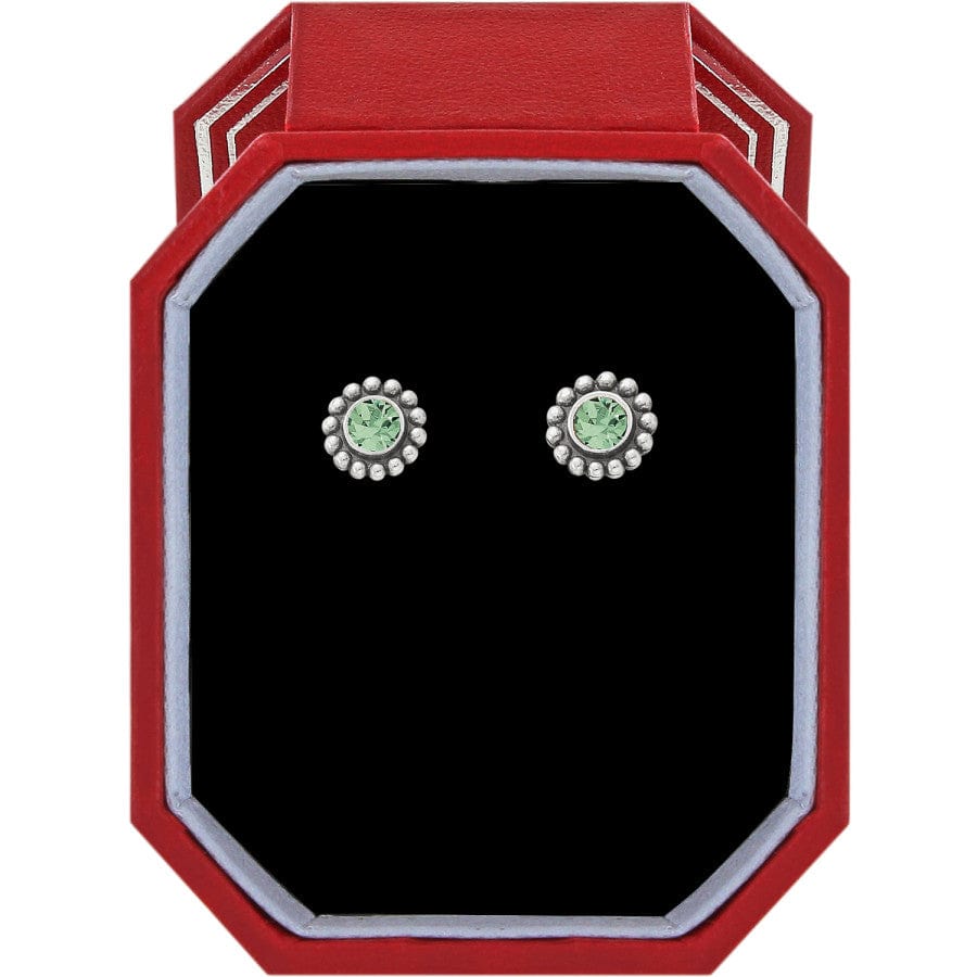 Twinkle Peridot Mini Post Earrings Gift Box peridot 1