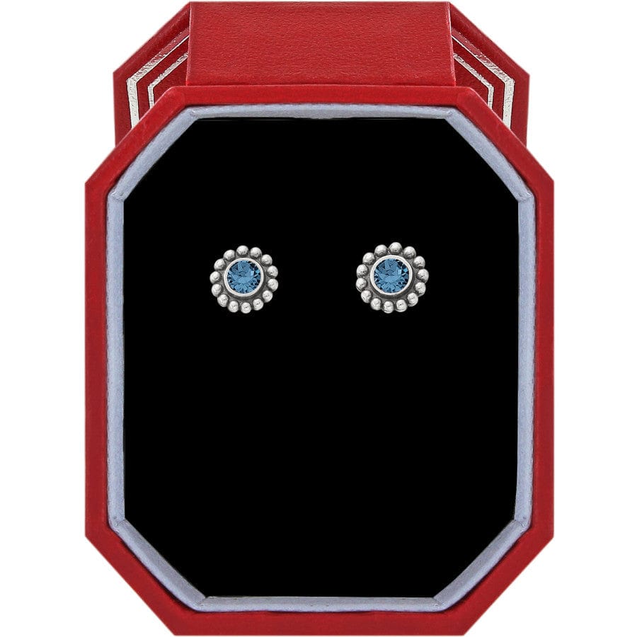 Twinkle Sapphire Mini Post Earrings Gift Box sapphire 1