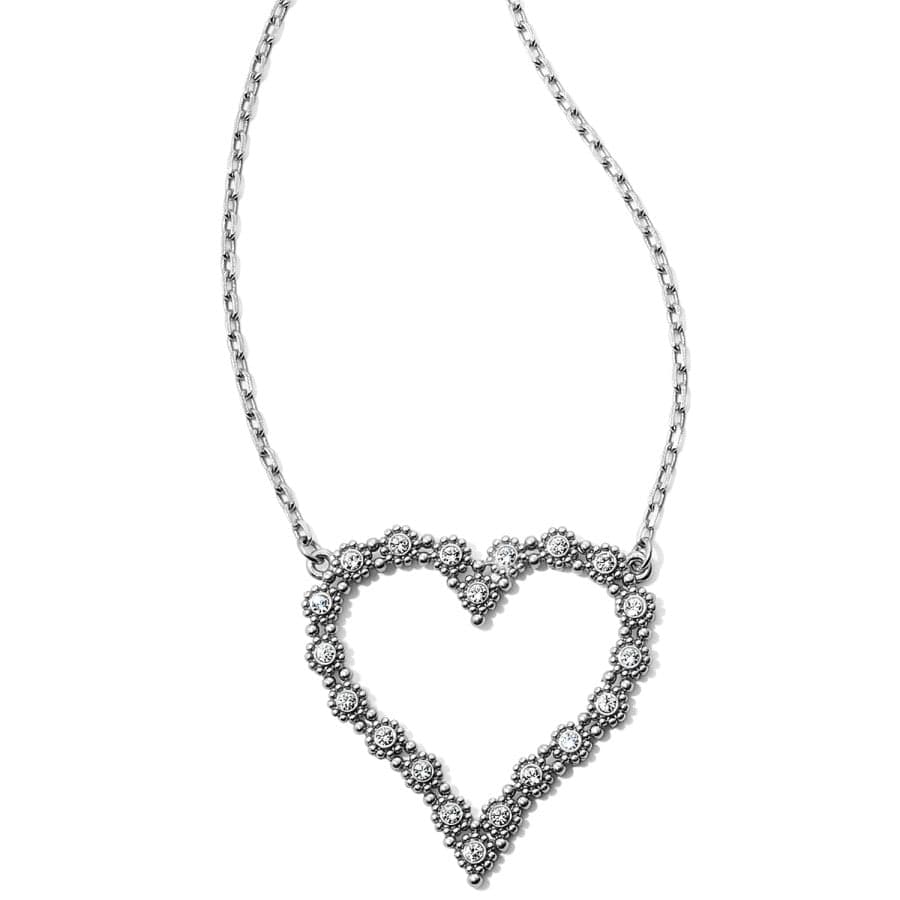 Twinkle Splendor Heart Necklace silver 1