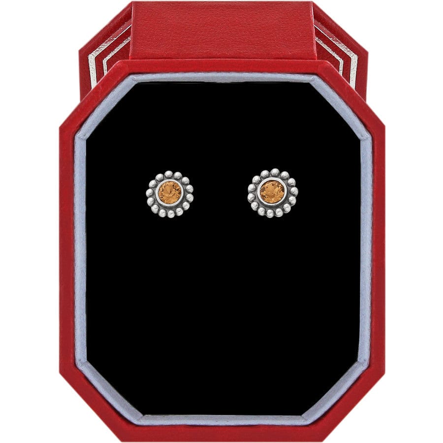 Twinkle Topaz Mini Post Earrings Gift Box topaz 1