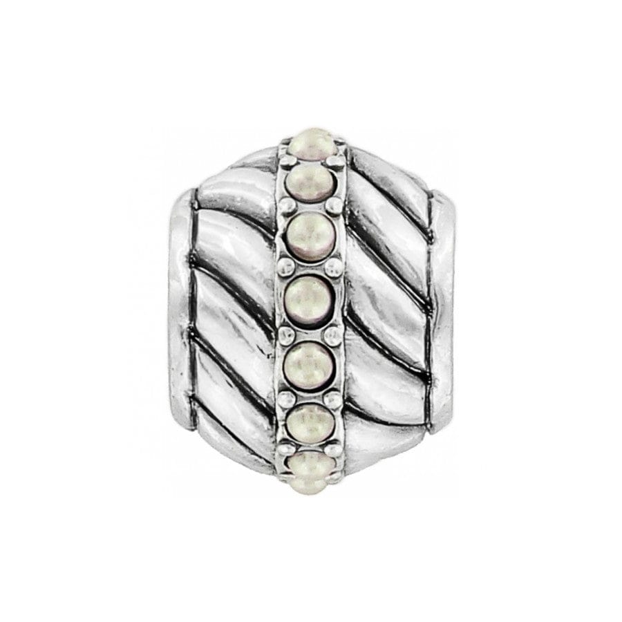 Twist Bead silver-pearl 1