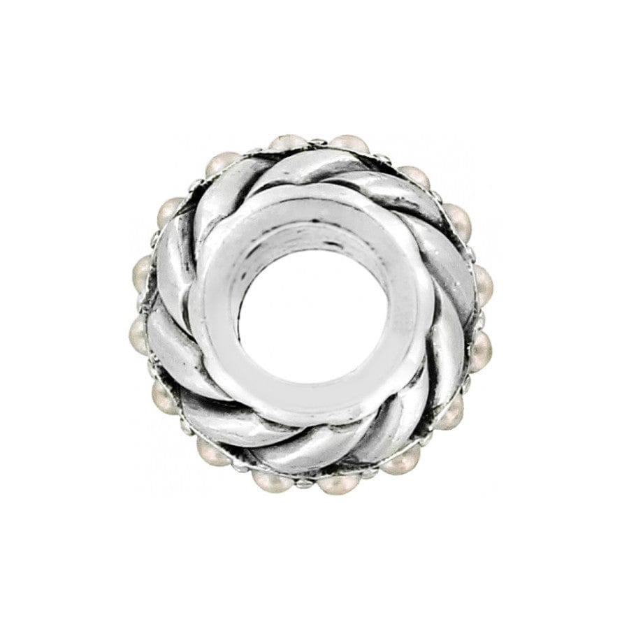 Twist Bead silver-pearl 2