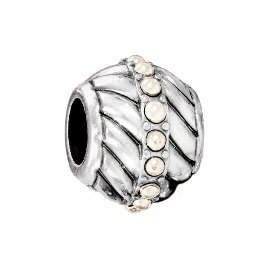 Twist Bead silver-pearl 3