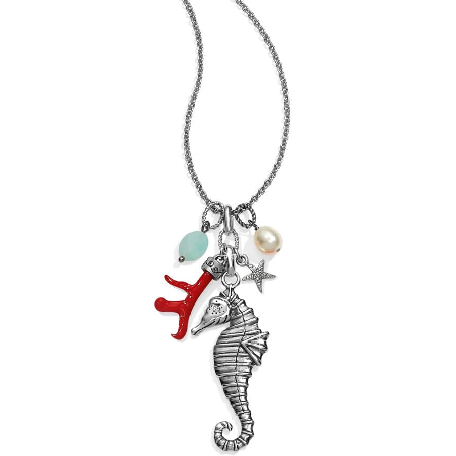 Under The Sea Convertible Necklace silver-pearl 1