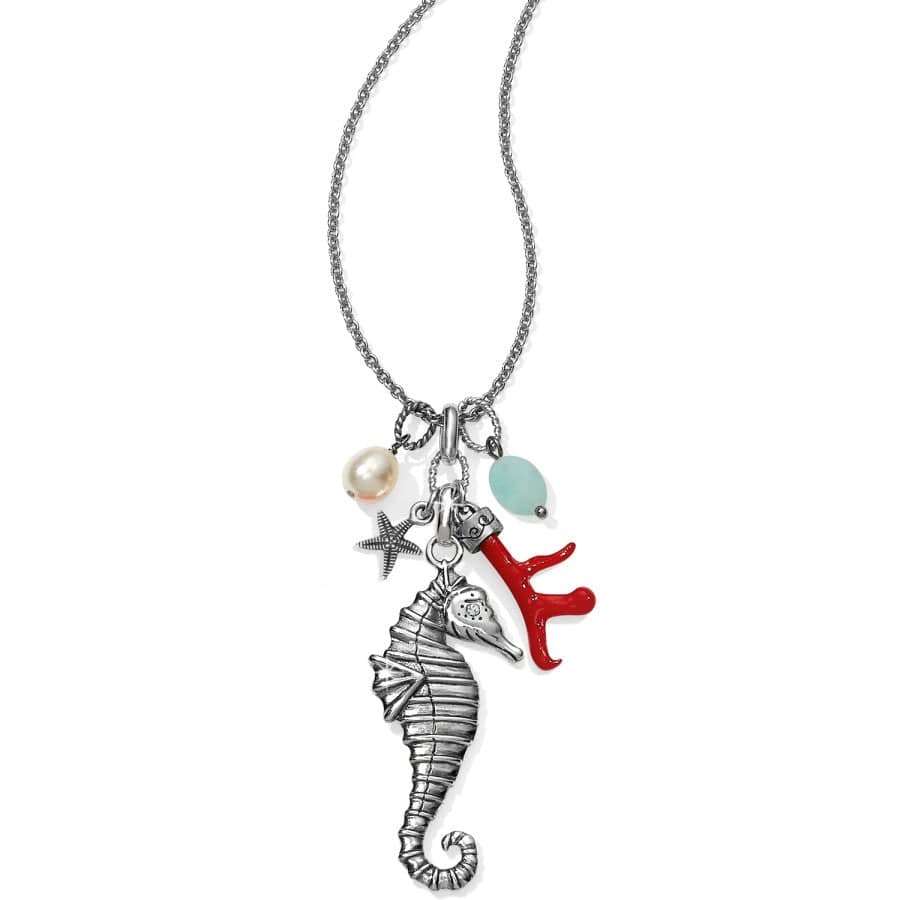 Under The Sea Convertible Necklace silver-pearl 2