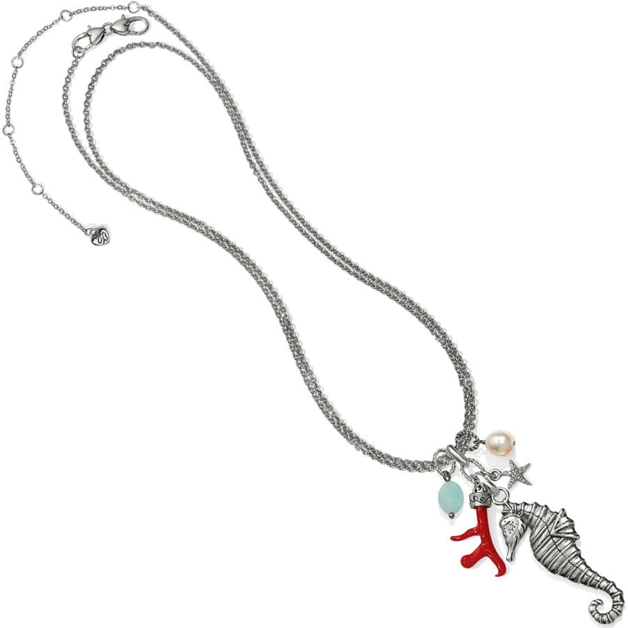 Under The Sea Convertible Necklace silver-pearl 3