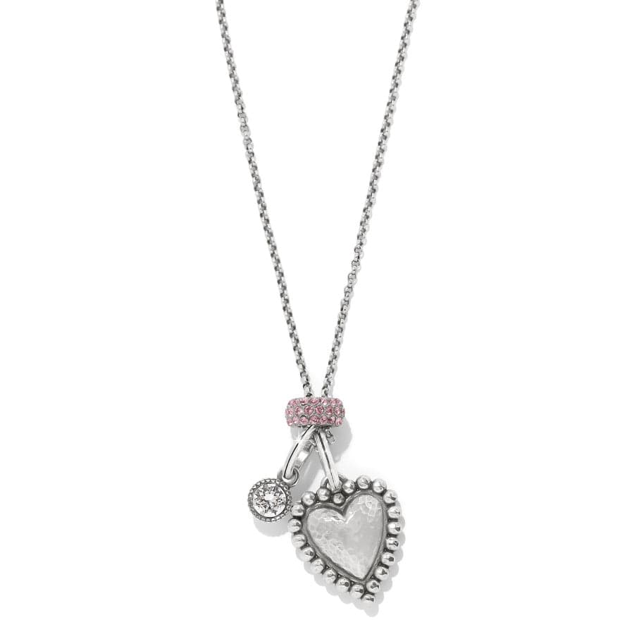 Valencia Charm Necklace silver-pink 1
