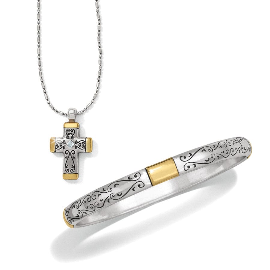 Venezia Cross Jewelry Gift Set silver-gold 1