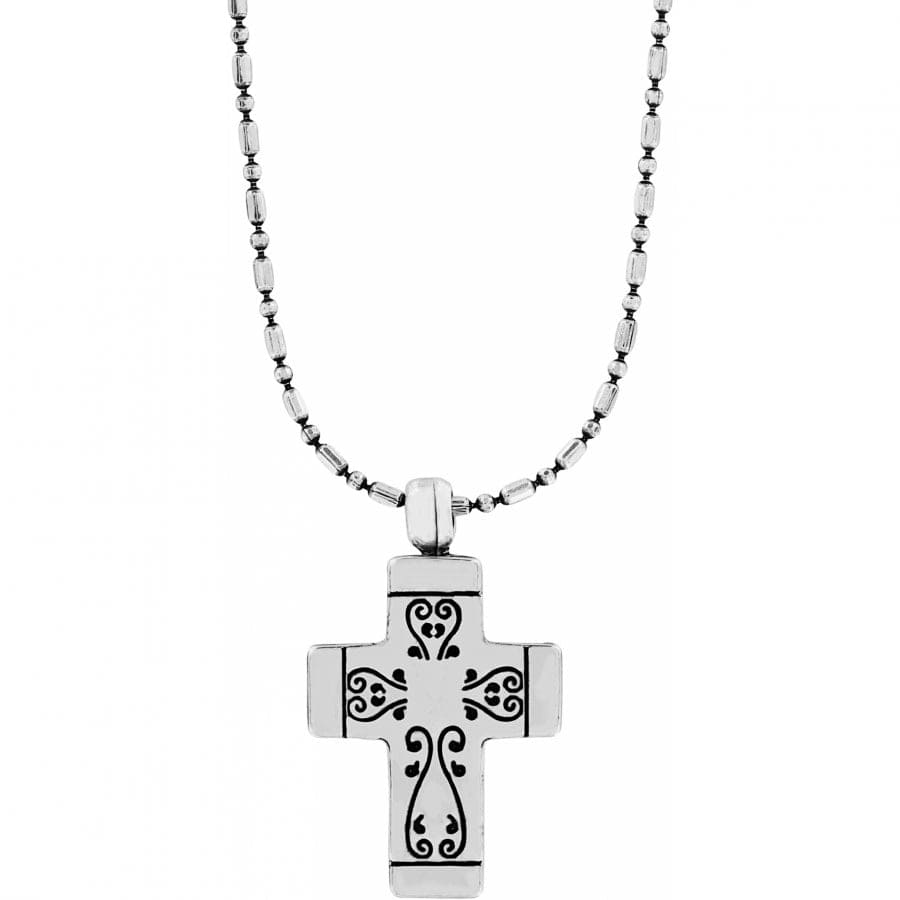 Venezia Petite Cross Necklace silver-gold 2
