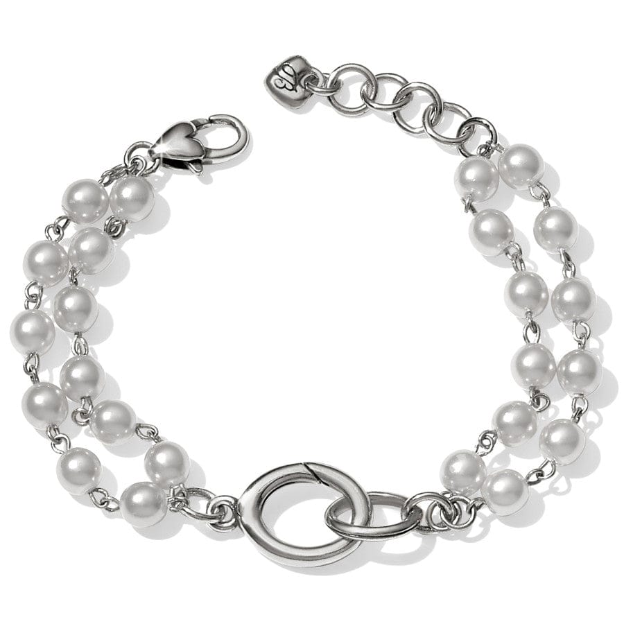 Victoria Charm Bracelet silver-pearl 1