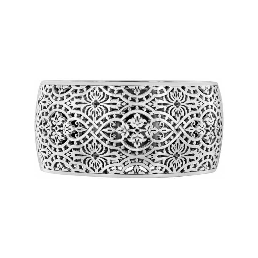 Victorian Rose Hinged Bangle silver-multi 3