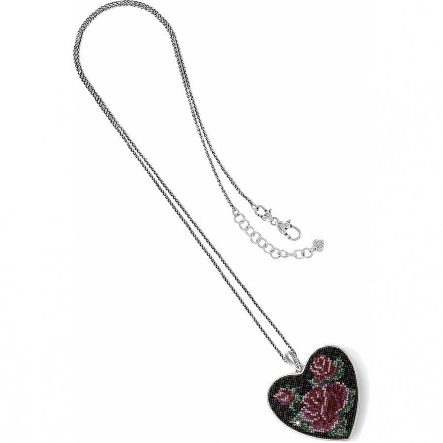 Victorian Rose Long Necklace silver-multi 4