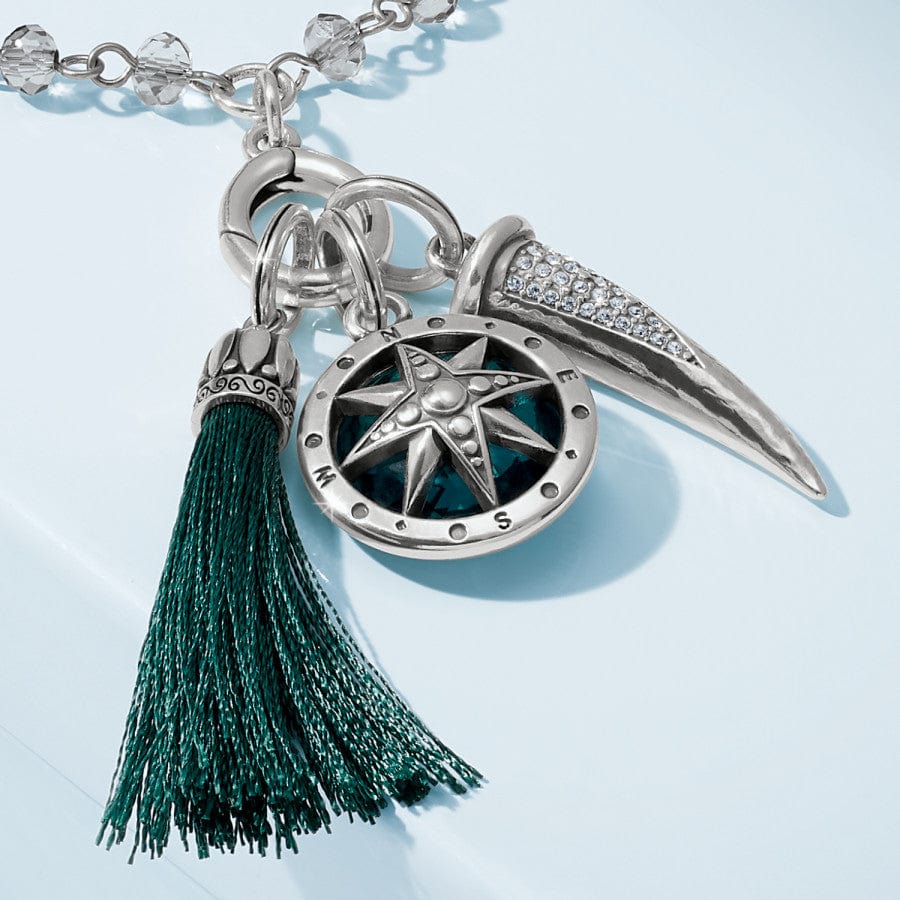 Virtue Amulet Necklace Gift Set silver-green 2