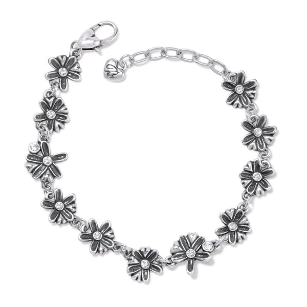 Daisy Little Thing - Black Floral Bracelet - Paparazzi Accessories