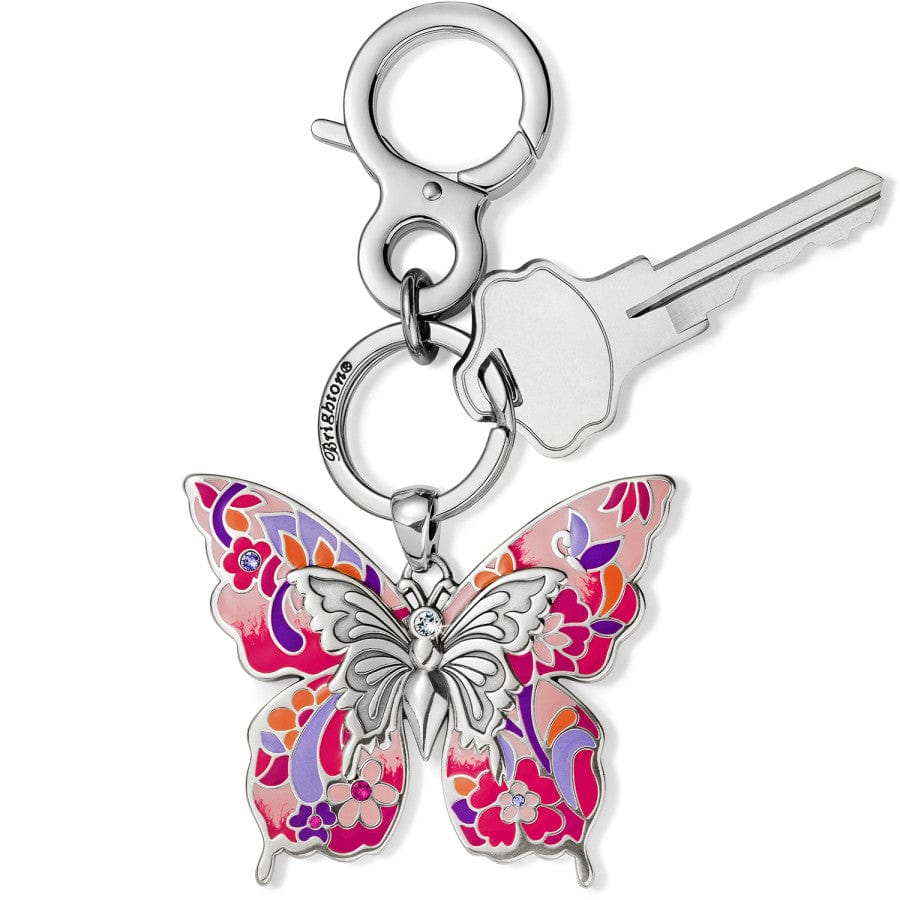 Wingfield Handbag Fob silver-pink-multi 1