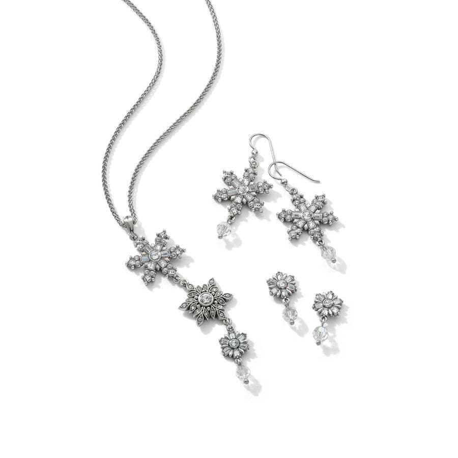 Winter's Miracle Post Drop Earrings silver 2