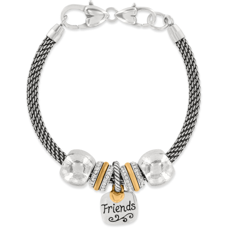 World's Best Friends Bracelet silver-gold 1