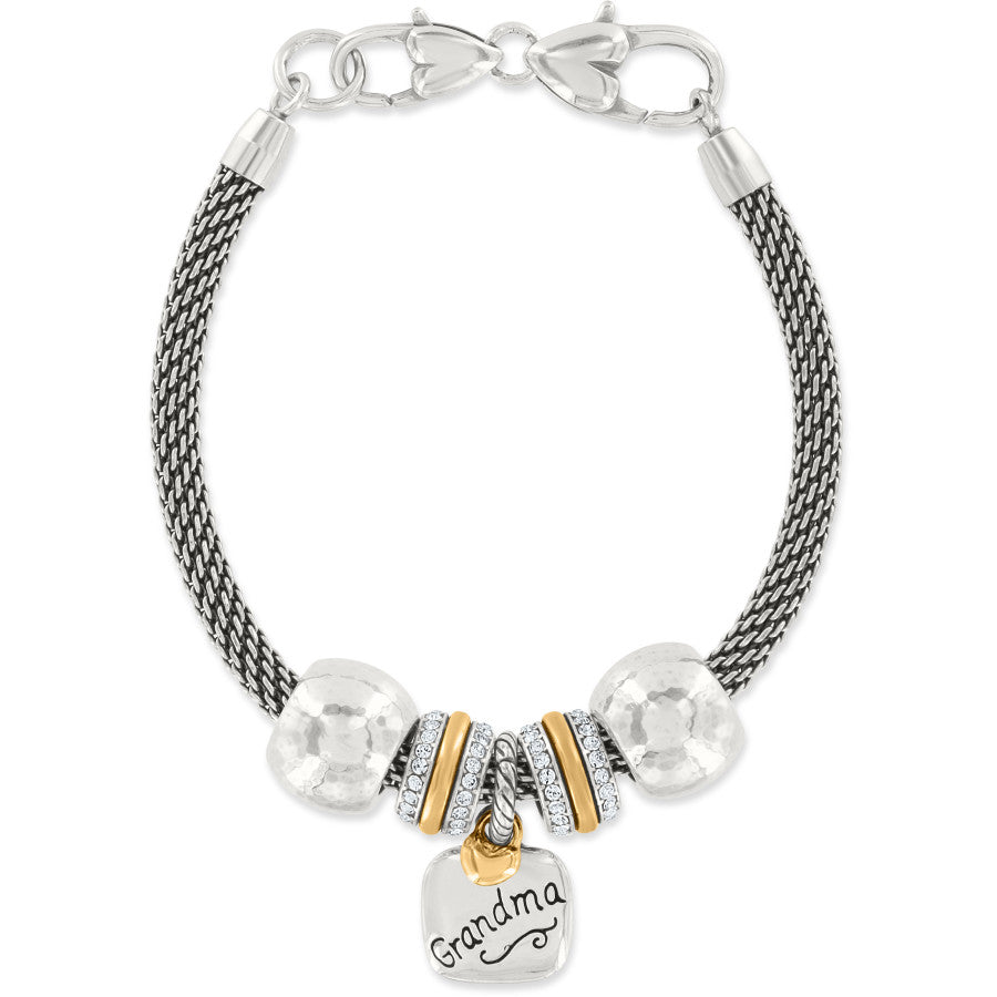 World's Best Grandma Bracelet silver-gold 1