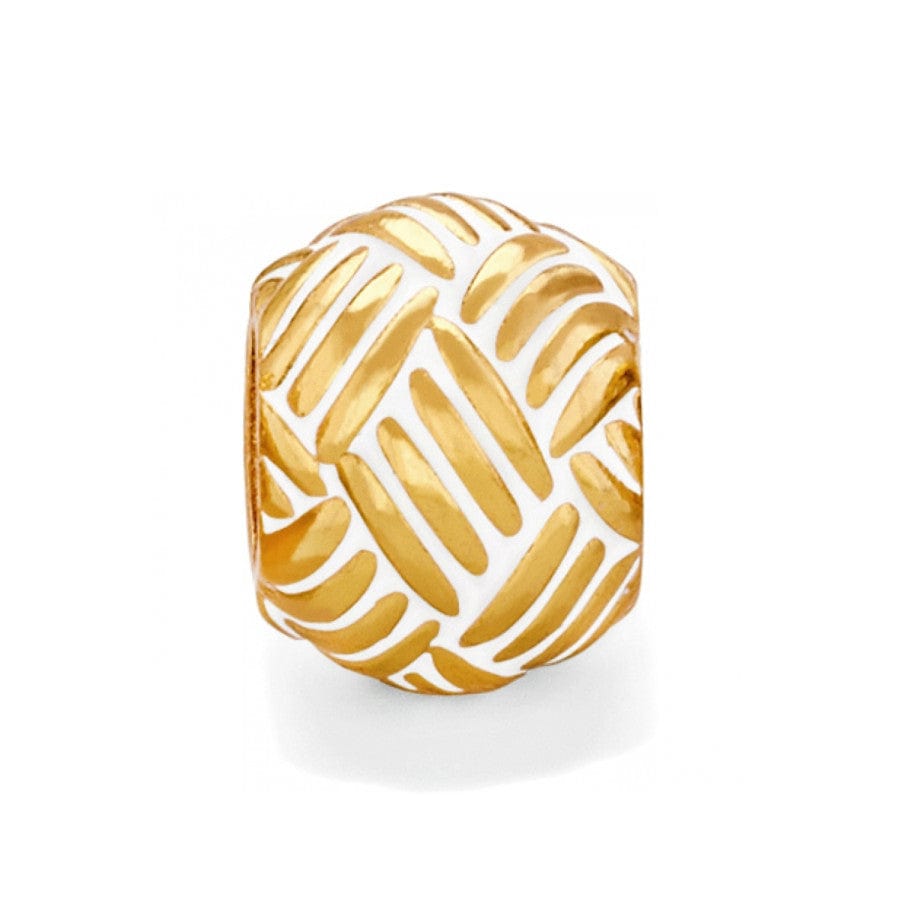 Woven Bead gold-white 1