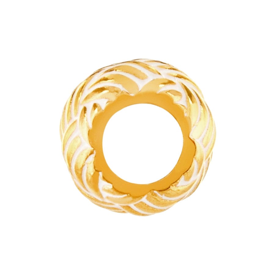 Woven Bead gold-white 2