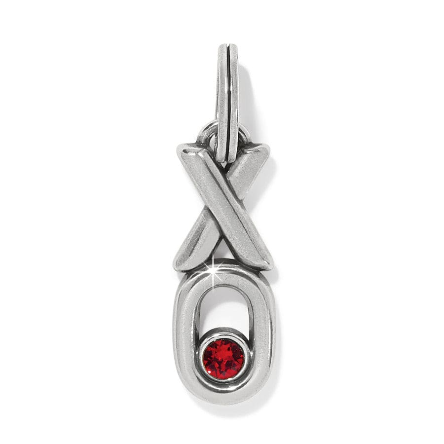 XO Charm silver-red 1